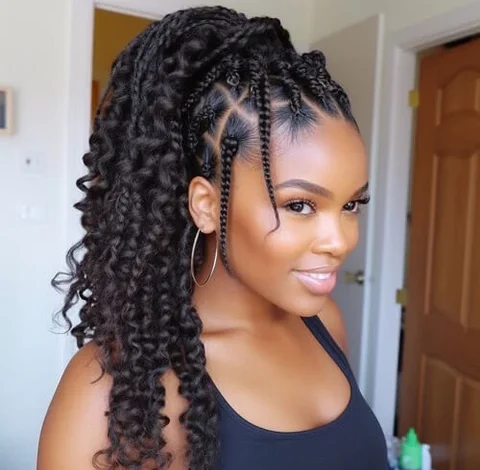 The Ultimate Guide to Medium Knotless Braids