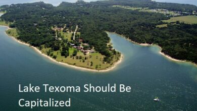 Lake Texoma Should Be Capitalized