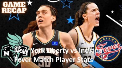 New York Liberty vs Indiana Fever Match Player Stats