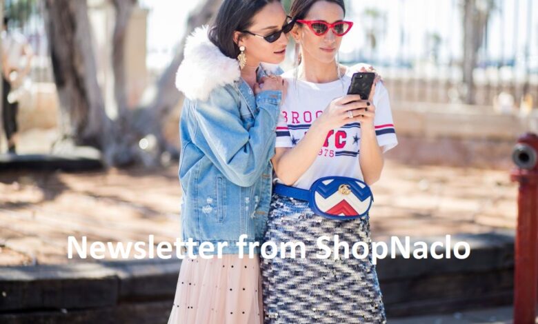 Newsletter from ShopNaclo