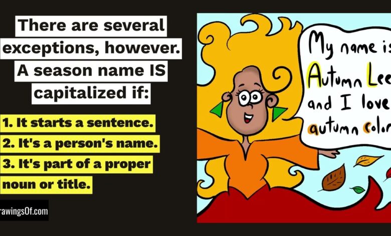 Are Seasons Capitalized