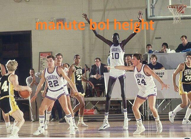 manute bol height